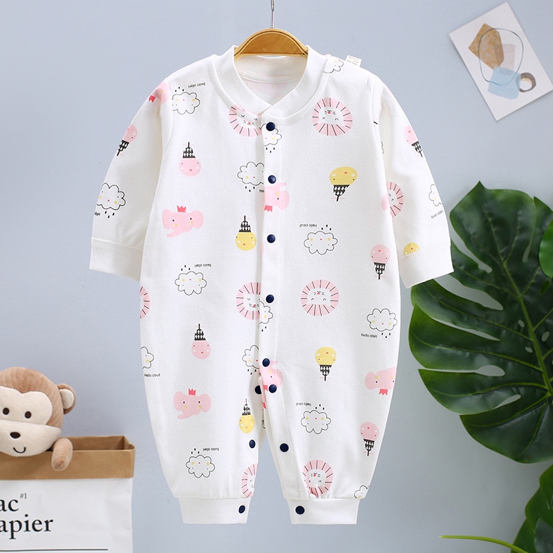 Body liền thân, bodysuit dài tay cotton cho bé trai và bé gái sơ sinh từ 3-12kg, hàng đẹp xuất Hàn