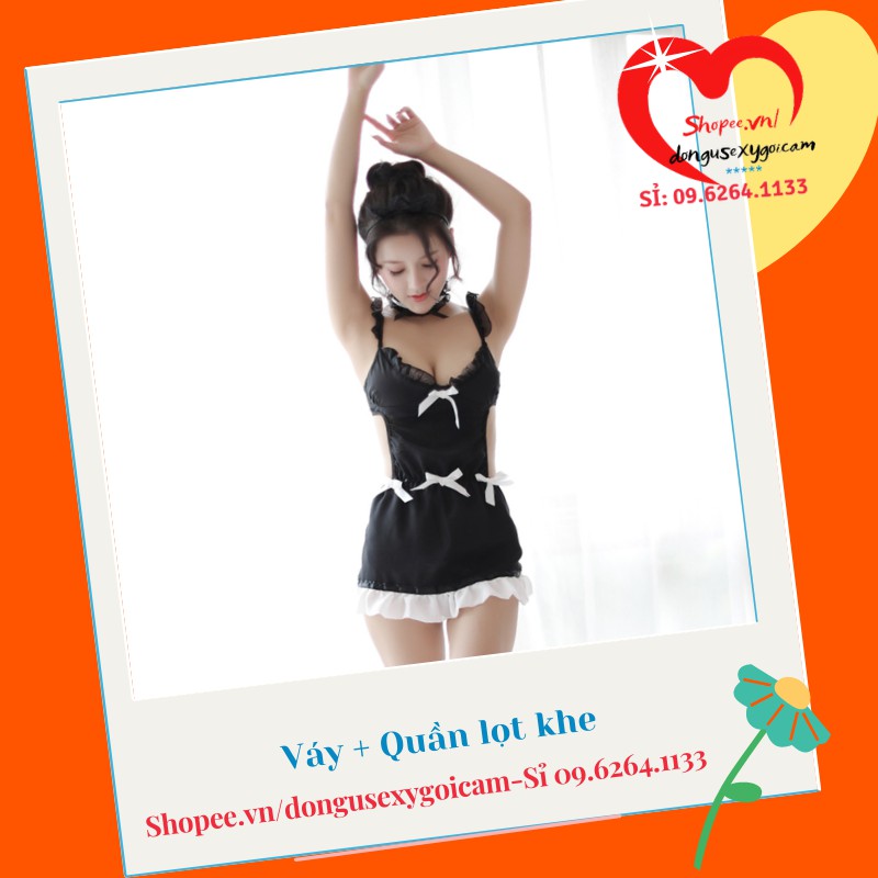 Cosplay Sexy Hầu Gái Nhật Bản - Cosplay Cô Giúp Việc Quyến Rũ Gợi Cảm 3 NƠ | BigBuy360 - bigbuy360.vn