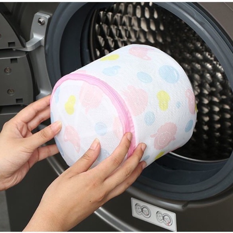 Túi Lưới Giặt Đồ Lót Giúp Bảo Vệ Chống Biến Dạng Trong Máy Giặt Hình Trụ Có Khoá Kéo