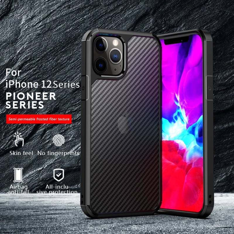 Ốp điện thoại trong suốt chống sốc thích hợp cho Iphone 12 Pro Max Iphone 11 Pro Xs Max Xr X 7 8 Plus Se 2020 12 Mini