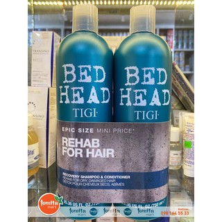 Dầu gội+ xả Tigi 750ml