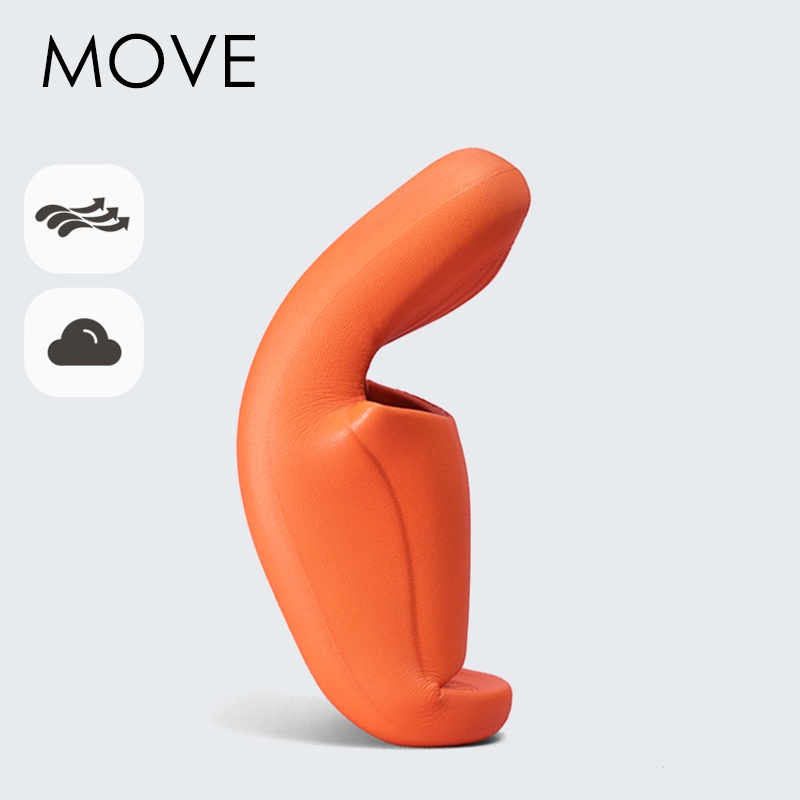 Dép chống trơn trượt, dép bánh mì quai ngang MOVE đế nâng massage chân siêu bền lại còn êm đềm nữa