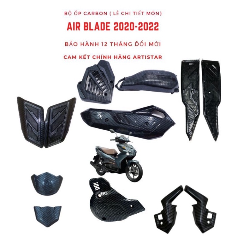 Ốp Carbon AirBlade 2020-2021 Chính Hãng Artistar ( Bán Lẻ Từng Chi Tiết) Ảnh thật Sp