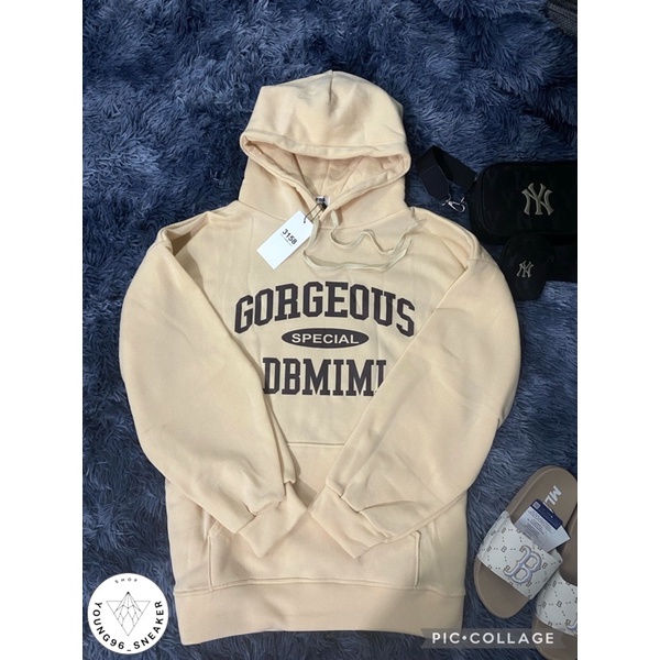 Áo Hoodie Nam nữ unisex Màu Be