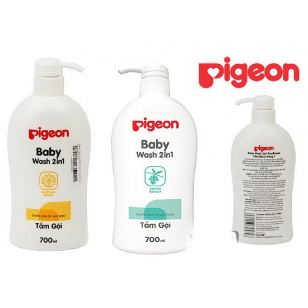 Sữa tắm gội 2 in 1 pigeon 200ml cho bé