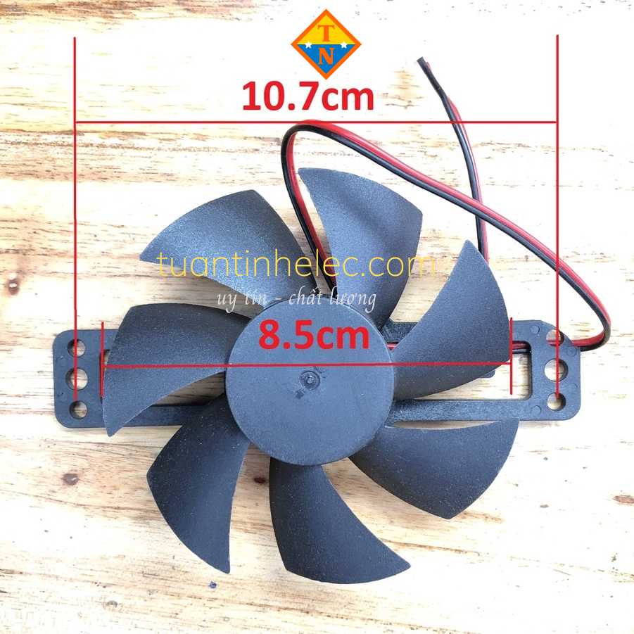 Quạt bếp từ 18V DC đường kính cánh quạt 11cm, 8.5cm, 7.6cm loại tốt có hộp #phụ tùng bếp từ
