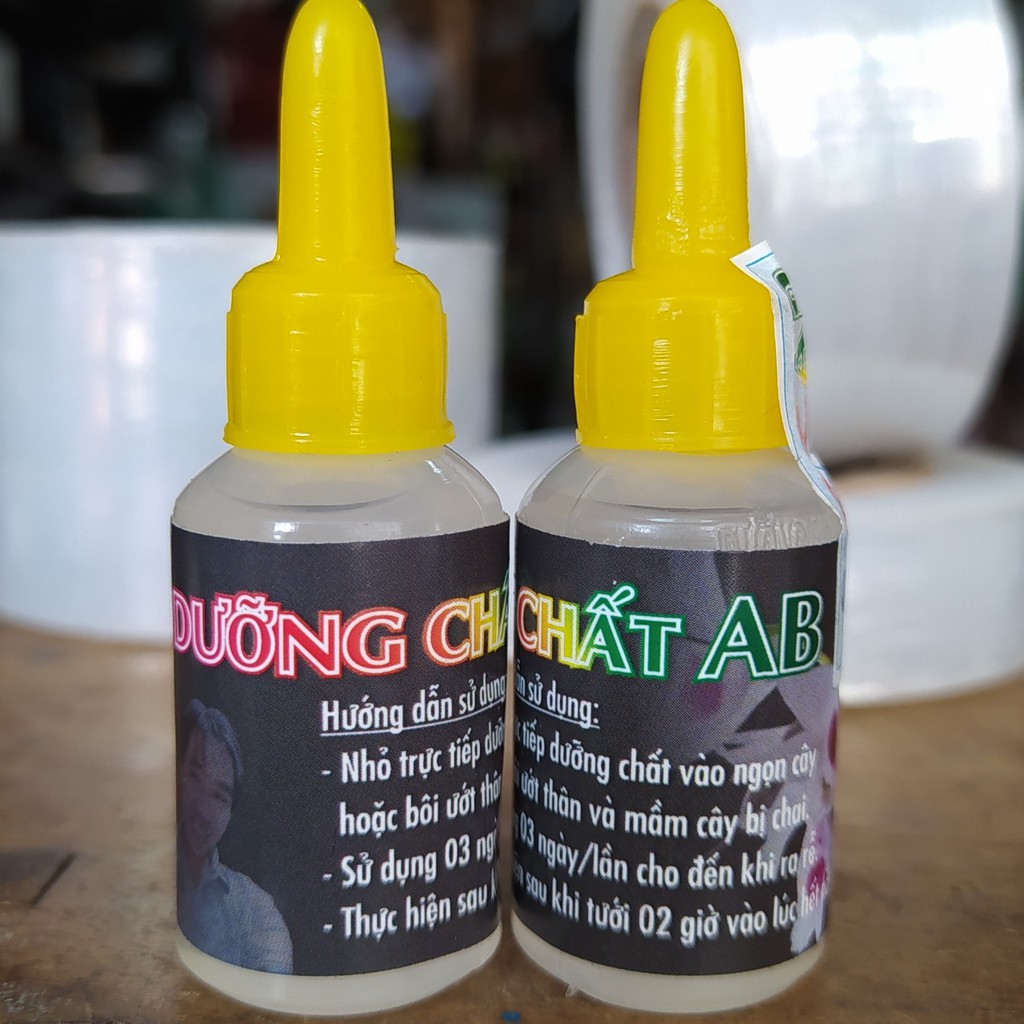 Dưỡng chất AB chai 10ml - Nuôi dưỡng mầm, phục hồi cây bị suy yếu