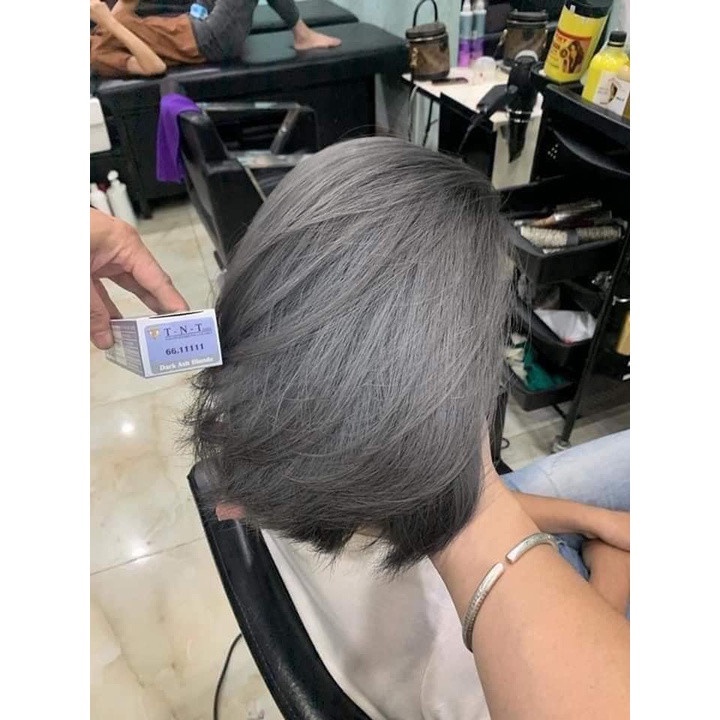 Màu Nhuộm Tóc Nâu Khói- Nâu Khói Sáng thuốc nhuộm tóc tại nhà không tẩy - Shop Hair