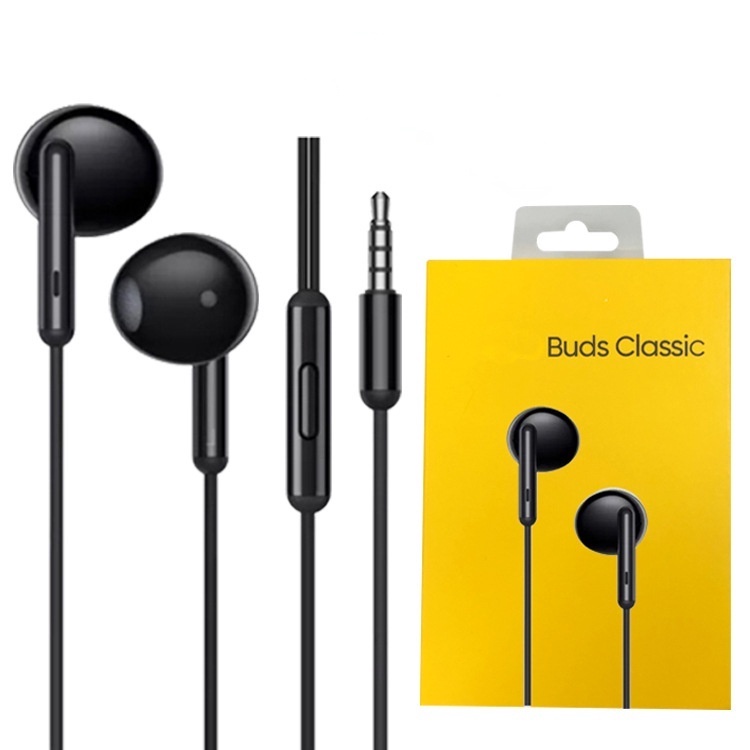 Tai Nghe Nhét Tai Realme 3.5Mm Có Dây Trong Tai Cho Narzo 20 30pro GT Neo 8 Q2i Q3i Tai Nghe In-Ear Điều Khiển Có Dây Với Micrô