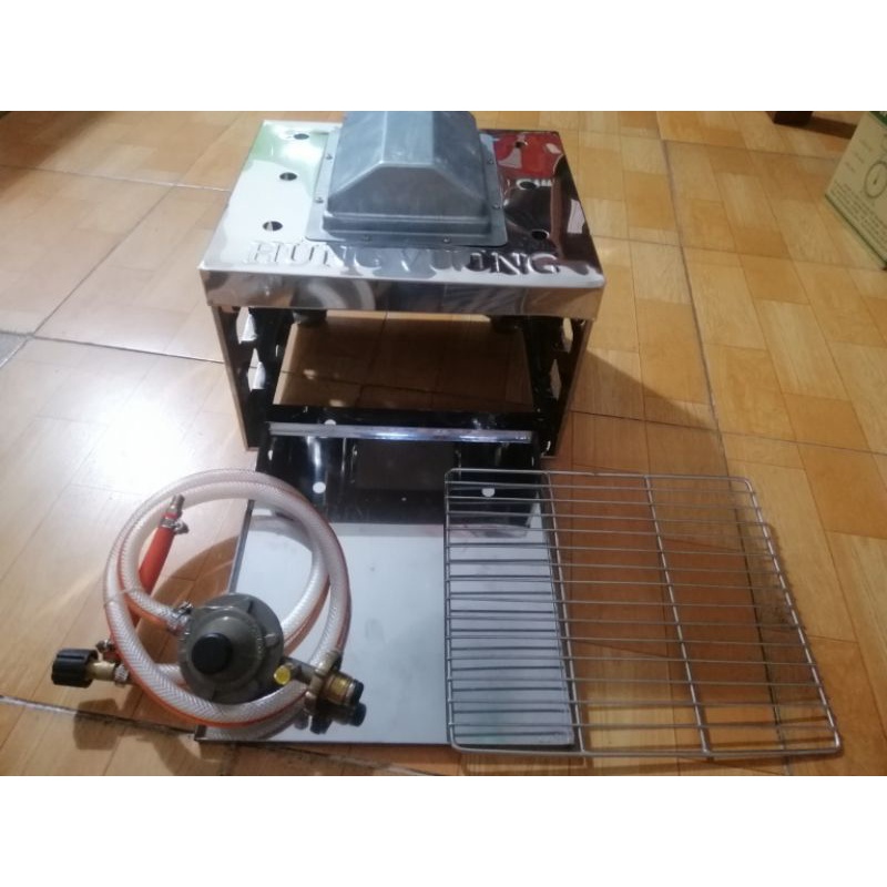 LÒ NƯỚNG HỒNG NGOẠI  TÁCH MỠ CHẠY GAS TẶNG KÈM VAN DÂY