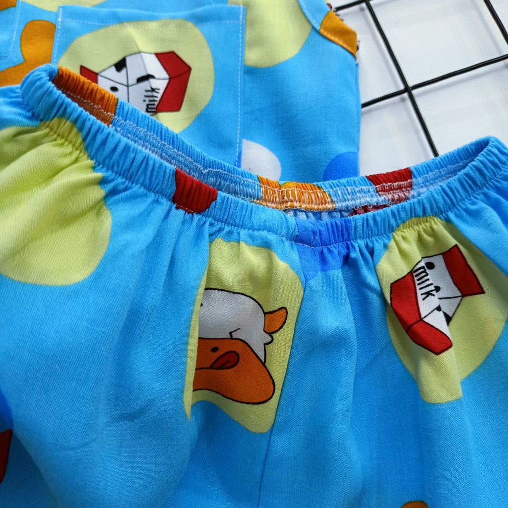 Bộ Lanh Bé Trai Sát Nách 8-26kg, chất tole 2 da loại 1 mịn mát, đường may kỹ