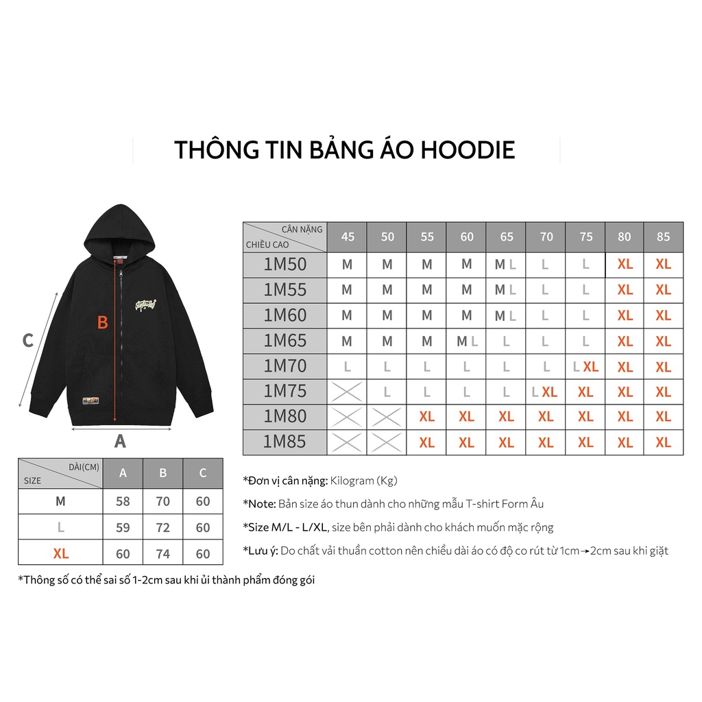 Áo Hoodie Fullzip SLY Solid màu đen