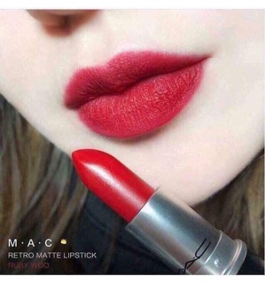 Son môi cao cấp (đỏ huyền thoại Mac Ruby woo)