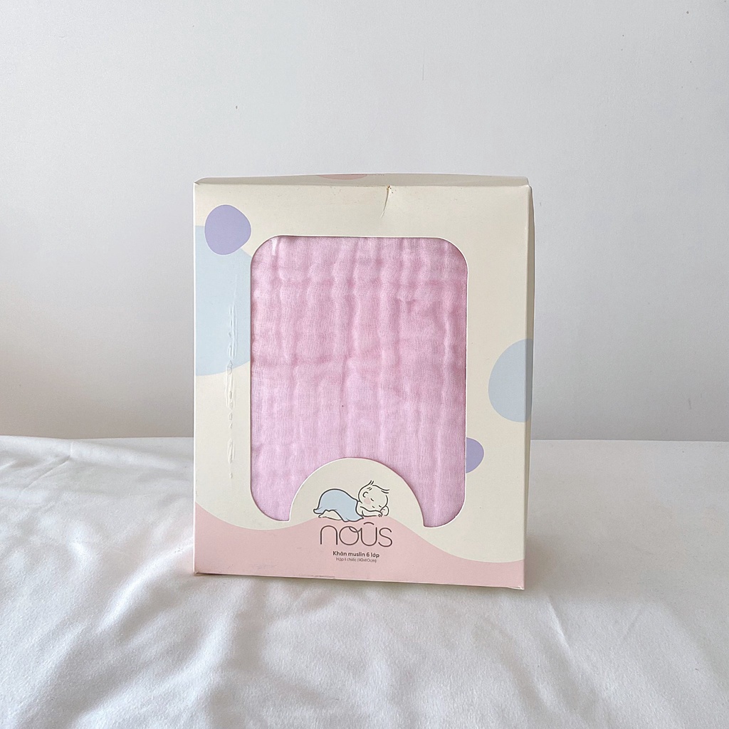 Khăn tắm NOUS muslim 6 lớp 110 x 110cm cho bé