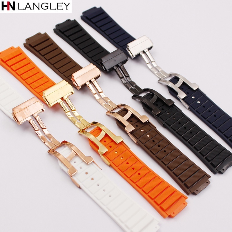 Dây Đeo Cao Su Silicone Cho Đồng Hồ Thông Minh HUBLOT Series 19mm * 29mm 24mm