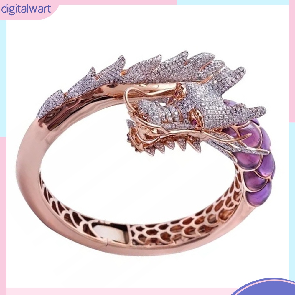 Nhẫn Hình Rồng Đính Đá Thời Trang Dành Cho Nữ