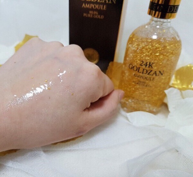 Tinh chất vàng 24k Goldzan Ampoule 99.9% (chống lão hoá,làm da mịn màng, hết nếp nhăn, giup da luôn căng bóng)