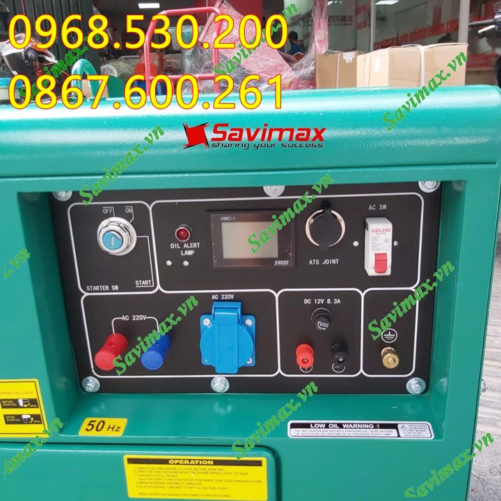 Máy phát điện diesel KAMA KDE 6500TN  DÙNG CHO CÁC HỘ GIA ĐÌNH