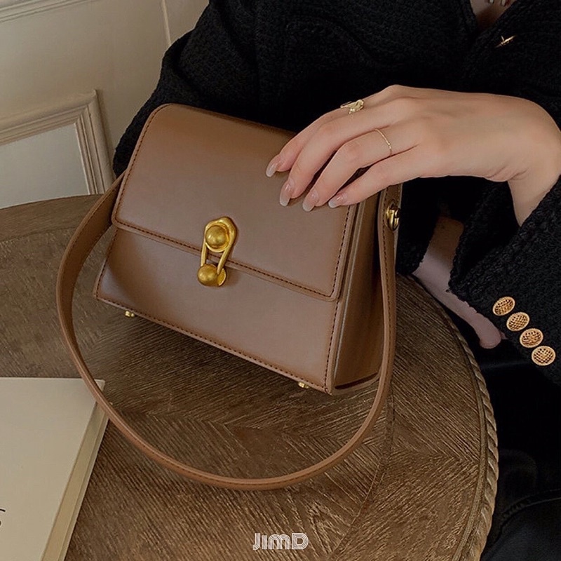 Túi xách thời trang nữ da cao cấp khoá cài - CP001