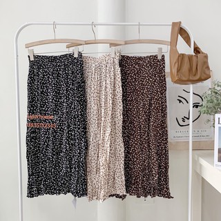 Chân váy LYNS hoa nhí vintage nhiều màu hàng Quảng Châu - Chân váy dài vintage 2 lớp