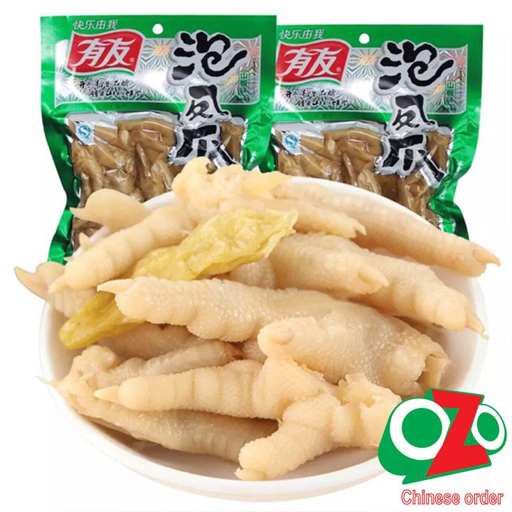 CHÂN GÀ CAY YUYU GÓI 100G, 180G