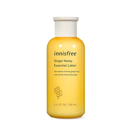 [mẫu mới] Sữa Dưỡng Từ Mật Ong &amp; Gừng Innisfree Ginger Honey Essential Lotion 160ml