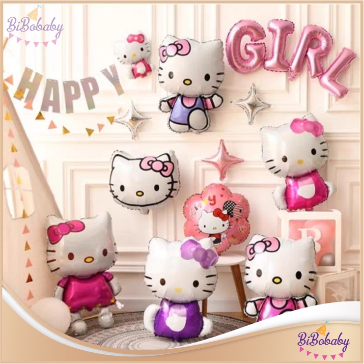 Bóng hình hello kitty cho bé gái