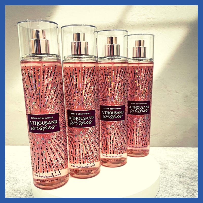 Xịt Thơm Toàn Thân  A Thousand Wishes Xịt Thơm Body Mist BATH & BODY WORKS 10-30-50ML