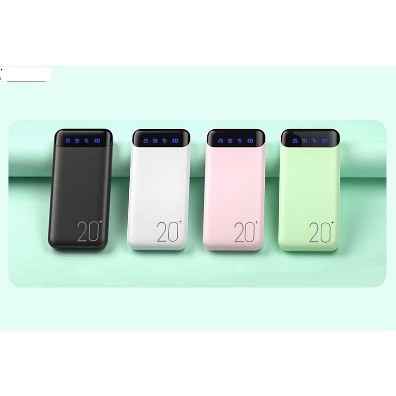 Sạc Dự Phòng Chính Hãng WK 161/163,10000mAh-20000mAh, Màn Hình LED Hiển Thị % Pin (Bảo Hành 12 Tháng)