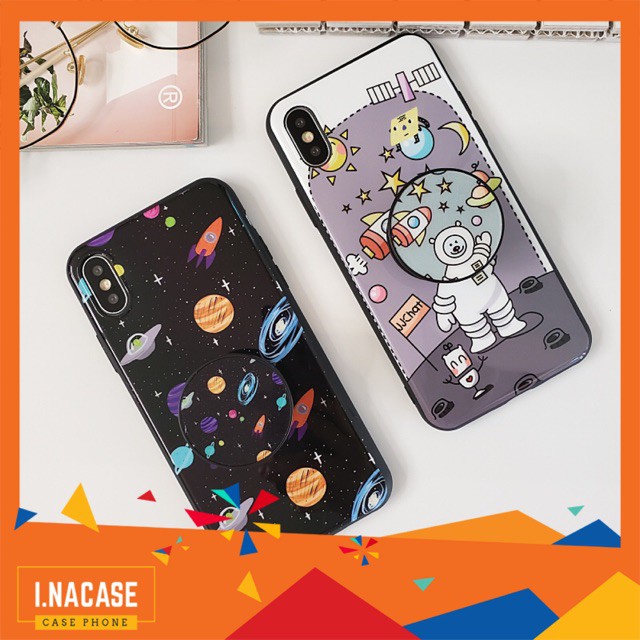 ỐP iPhone - Galaxy - Gấu Phi Hành Gia