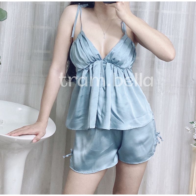 BỘ DÂY SATIN ĐÙI CỘT DÂY