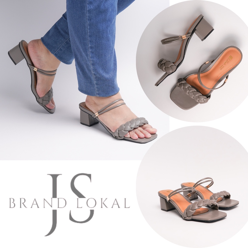 Giày Sandal Cao Gót 5CM Jumbo 41 42 43 44 45 - Zvt 338 Màu Xám Cho Nữ