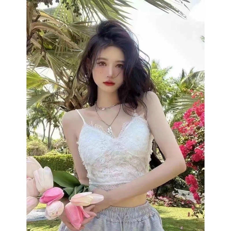 Mẫu mới  - Áo bra ren cao cấp hoa hồng 3d siêu xinh MS3654