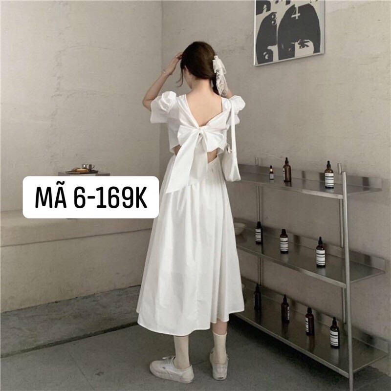 đầm khoét lưng dáng dài sexy ( đã cộng chi phí %)
