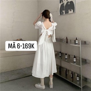 Đầm khoét lưng dáng dài sexy