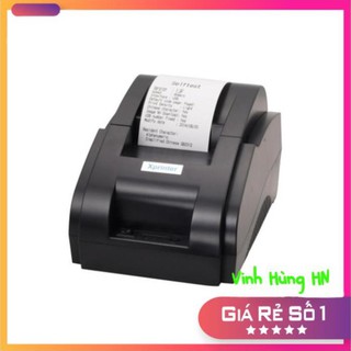 Máy in hóa đơn Bluetooth khổ 58mm Xprinter + tặng kèm 2 cuộn giấy in