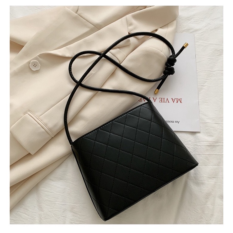 Túi Xách Nữ Vuông Đeo Vai Đeo Chéo Quai Thắt Da Mềm Dày Dặn Phù Hợp Đi Làm Đi Học Thời Trang Nữ Tn2610