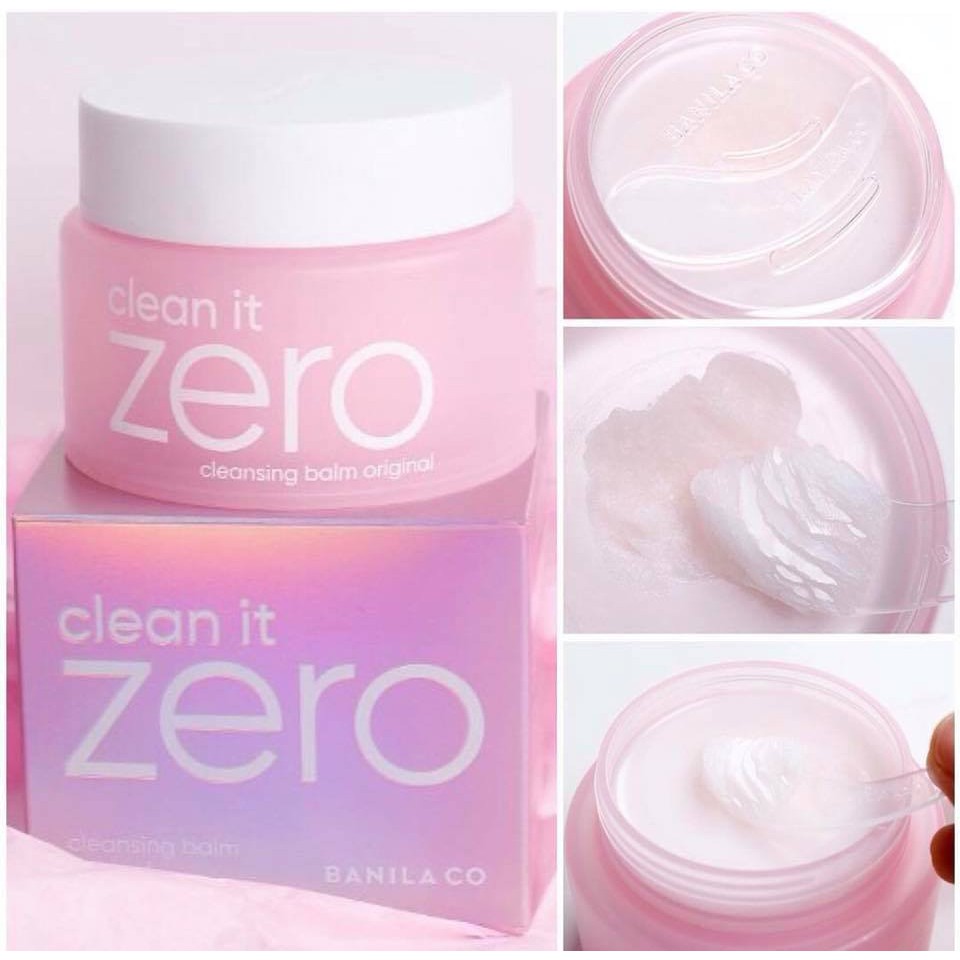 Tẩy trạng dạng sáp sạch lớp trang điểm, bổ sung độ ẩm cho da Clean It Zero Cleansing Balm - HONGS BEAUTY