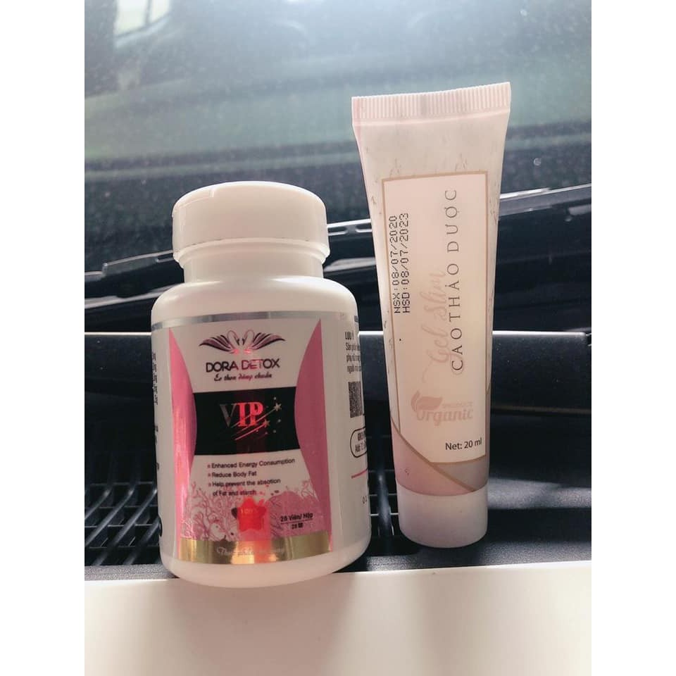 DORA DETOX VIP full hộp 28v - TẶNG kem tan mỡ thảo dược | BigBuy360 - bigbuy360.vn