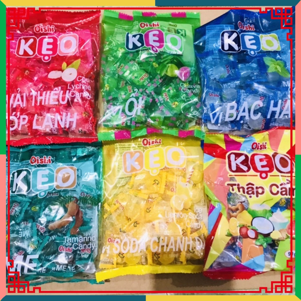 HOT LIKE Kẹo Oishi Nhiều Vị Gói 90g