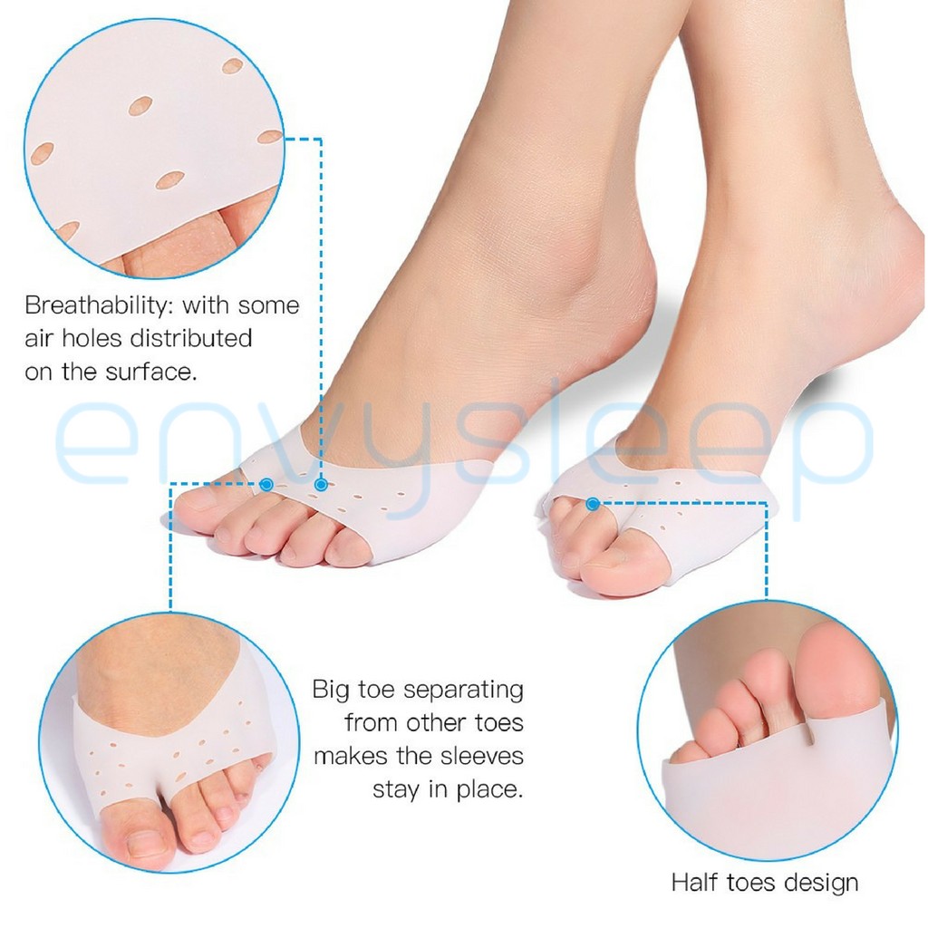 [sale]- silicon ENVYSLEEP chống chai ngón, giảm đau ngón cái &amp; út khi mang giày, nam nữ đều xài, size 37-&gt;45