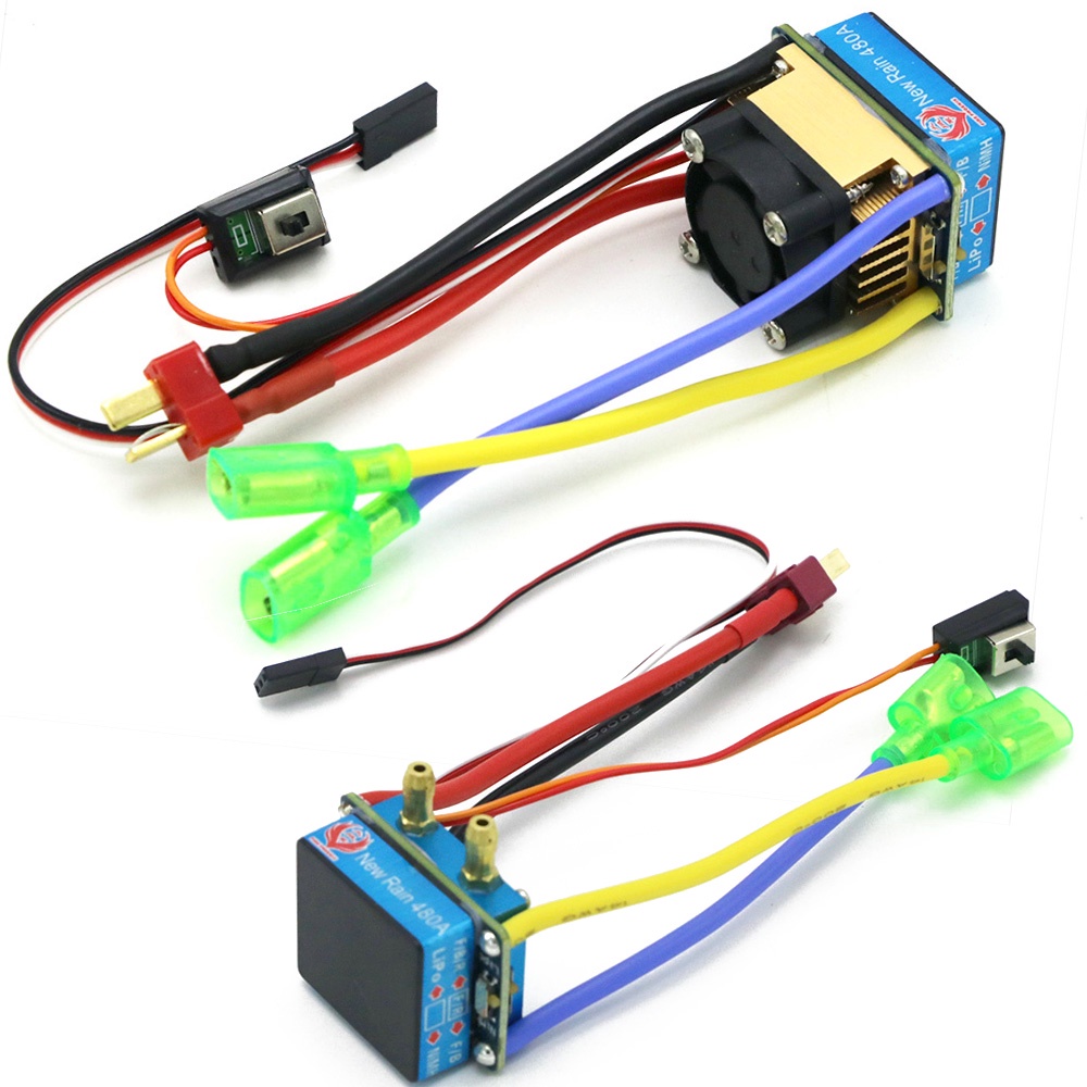 Bộ Điều Khiển Tốc Độ ESC 320A 480A ESC 5V 3A Cho Xe Ô Tô Điều Khiển Từ Xa 1/10