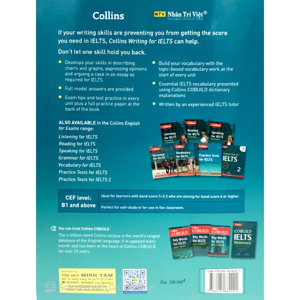 Sách - Collins Writing For Ielts