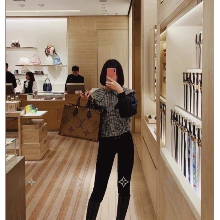 Túi tote siêu to xịn sò nặng tay lv onthego 36 - 41