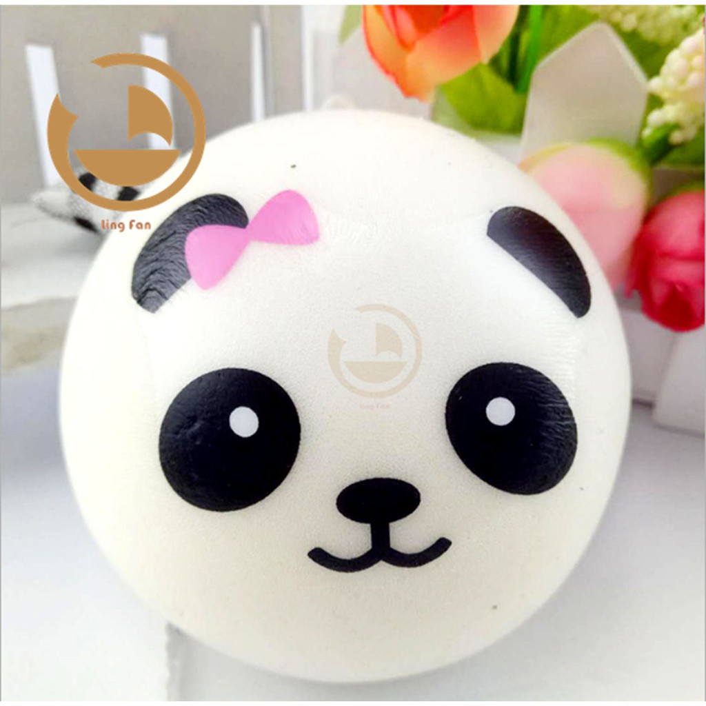 Đồ chơi Squishy chậm tăng hình gấu trúc đáng yêu 4cm