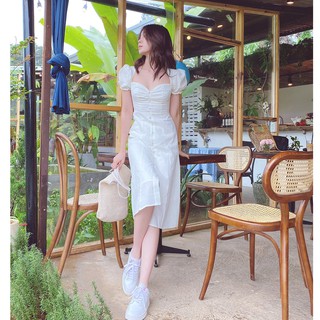 Đầm trắng cúp ngực Daylily Dress Gem Clothing SP060307