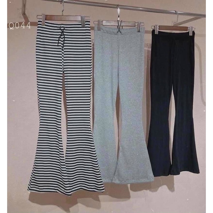 Quần dài thun ống loe 3 SIZE siêu hack dáng Thun Quảng Châu Siêu Tốt