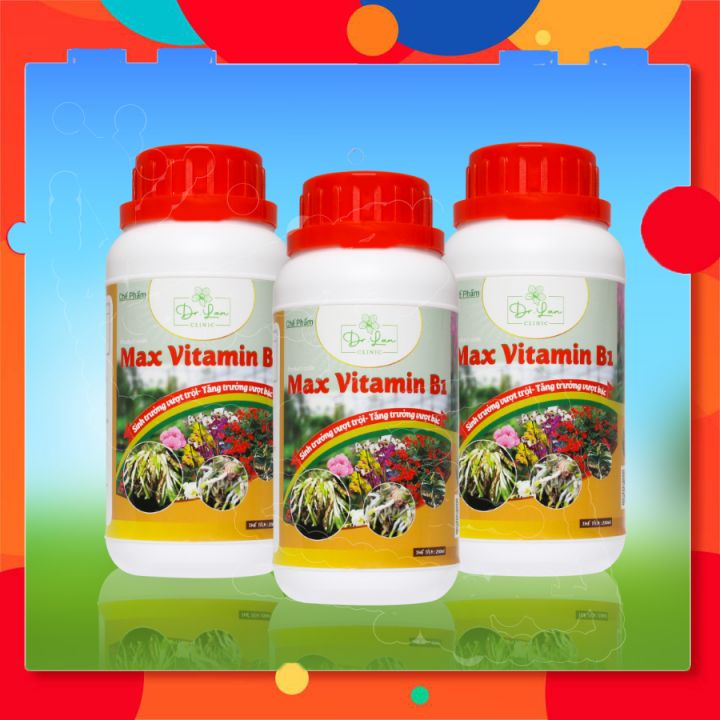 Phân Bón Max Vitamin B1 (17 loại Amino acid, B1) – Chai 250 ml Chuyên Cho Phong Lan