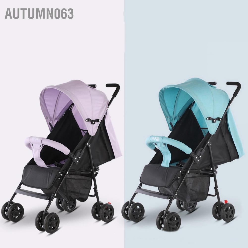 Xe đẩy trẻ em Gấp Nhẹ Thoải mái Có thể Ngồi Nằm An toàn Trẻ mới biết đi ngoài trời Autumn063