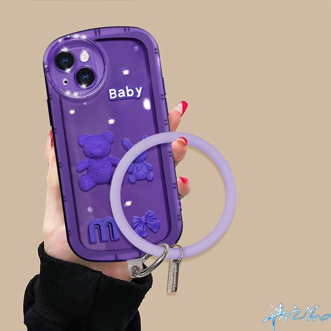 Ốp Điện Thoại Gắn Búp Bê Gấu 3D Nhiều Màu Cho Realme 9i case C35 5 5i 6i 6 Pro 7i C17 C2 C3 A1K C15 C12 C25